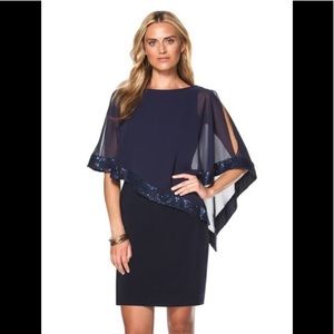 NWOT 🔴Sexy Women's Chaps Overlay Navy Sheath🔴